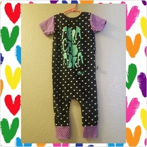 Short sleeve rag romper